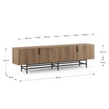 MUEBLE TV OYEM 4P ROBLE