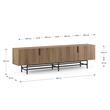 MUEBLE TV OYEM 4P ROBLE