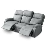 SOFA RELAX 3P ELECTRI DOMEN GRIS