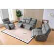 SOFA RELAX 3P ELECTRI DOMEN GRIS