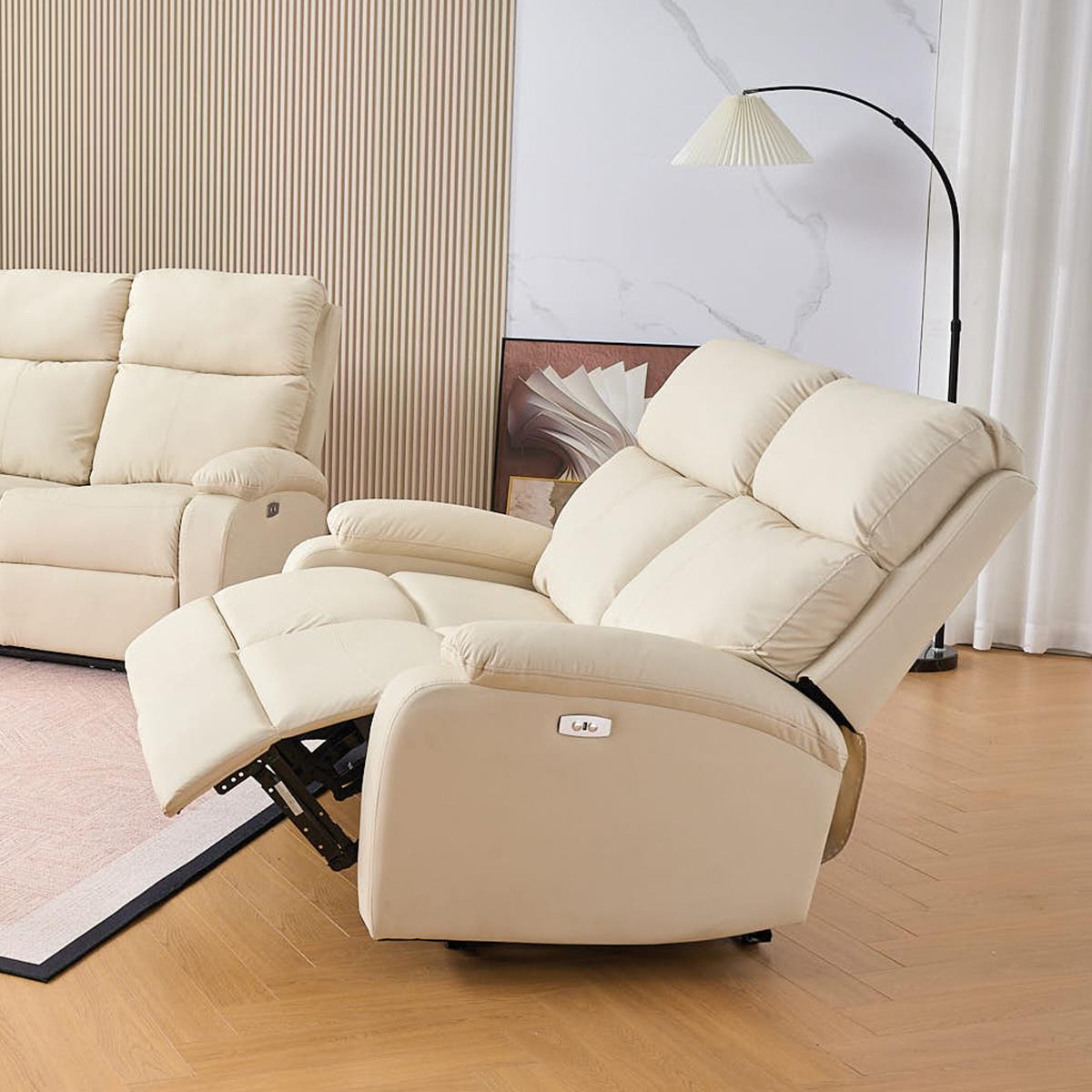 SOFA RELAX 2P ELECTRI DOMEN BEIG