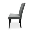 SILLA CABAR GRIS PATAS NEGRAS