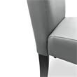 SILLA CABAR GRIS PATAS NEGRAS
