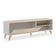 MUEBLE TV BLANCO/NATURAL BAURU
