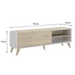 MUEBLE TV BLANCO/NATURAL BAURU