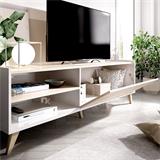 MUEBLE TV BLANCO/NATURAL BAURU