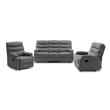 BUTACA RELAX 1P GRIS OSCU CALMON