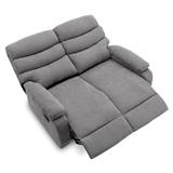 SOFA RELAX 2P GRIS OSCURO CALMON