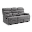 SOFA RELAX 3P GRIS OSCURO CALMON