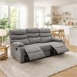 SOFA RELAX 3P GRIS OSCURO CALMON
