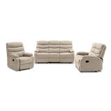 BUTACA RELAX 1P BEIGE CALMON