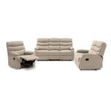 BUTACA RELAX 1P BEIGE CALMON
