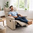 BUTACA RELAX 1P BEIGE CALMON