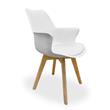 SILLA CON COJIN BLANCO BATNA