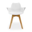 SILLA CON COJIN BLANCO BATNA