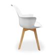 SILLA CON COJIN BLANCO BATNA