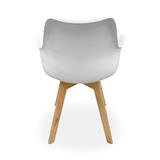 SILLA CON COJIN BLANCO BATNA