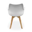 SILLA CON COJIN BLANCO BATNA