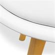 SILLA CON COJIN BLANCO BATNA