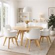 SILLA CON COJIN BLANCO BATNA