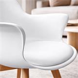 SILLA CON COJIN BLANCO BATNA