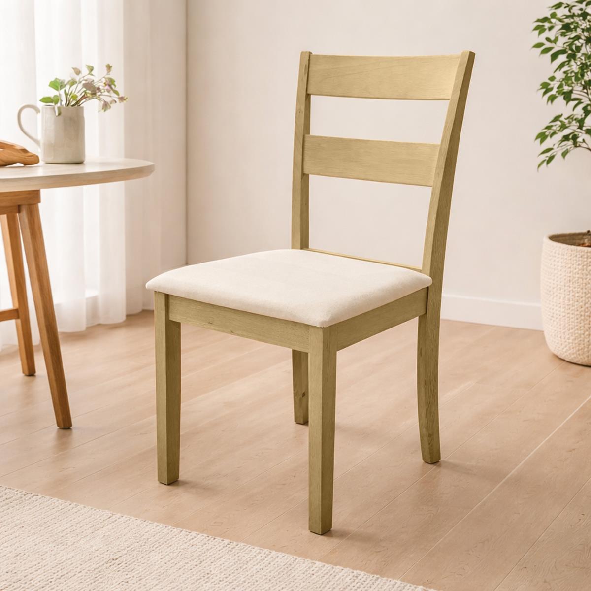 SILLA MOLVE ROBLE