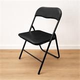 SILLA PLEGABLE NEGRA ESINO