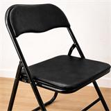 SILLA PLEGABLE NEGRA ESINO